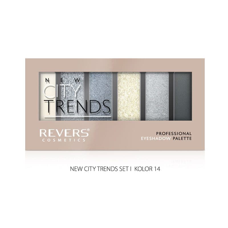NEW CITY TRENDS 14 — paleta 6 cieni do powiek
