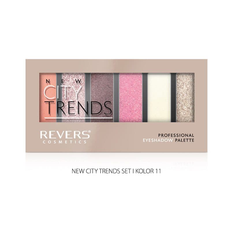 NEW CITY TRENDS 11 — paleta 6 cieni do powiek