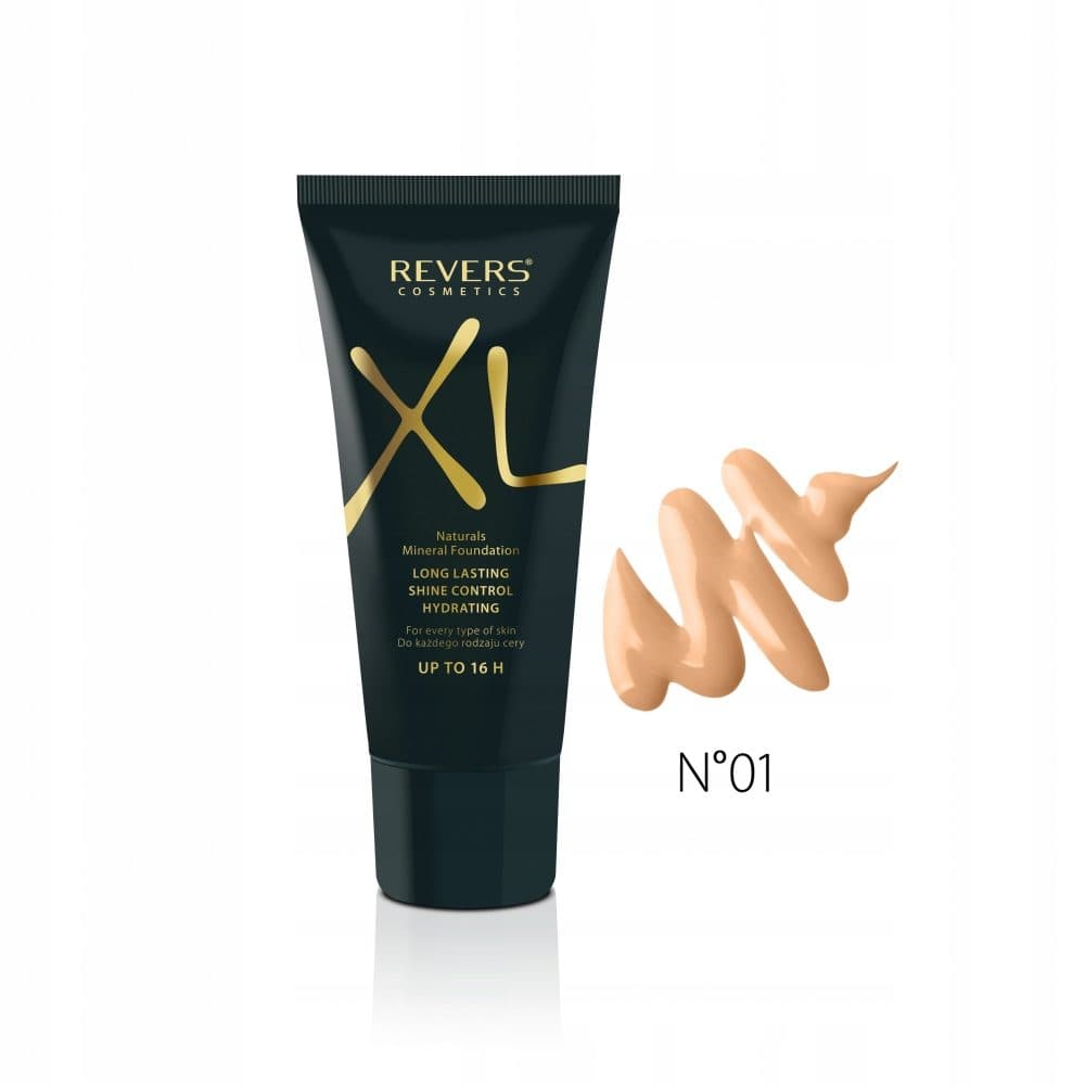XL NATURAL MINERALS — satynowy podkład 01 Natural