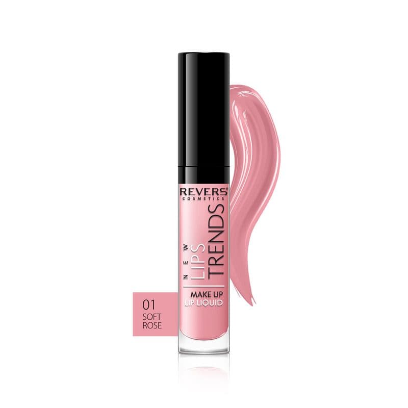 New Lip Trends 01 Soft Rose — matowa pomadka w płynie