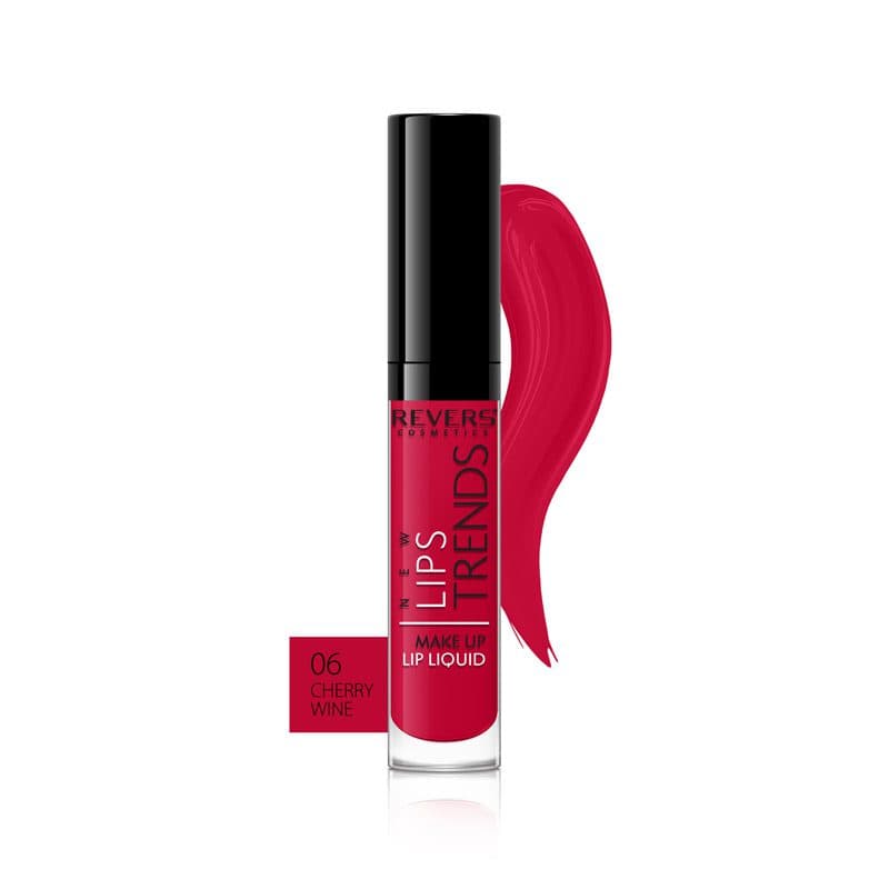 New Lip Trends 06 Cherry Wine — matowa pomadka w płynie