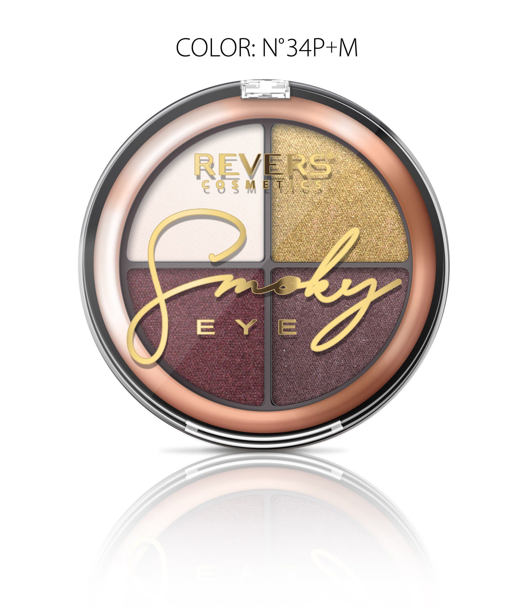 SMOKY EYE 34 — paletka czterech cieni do powiek