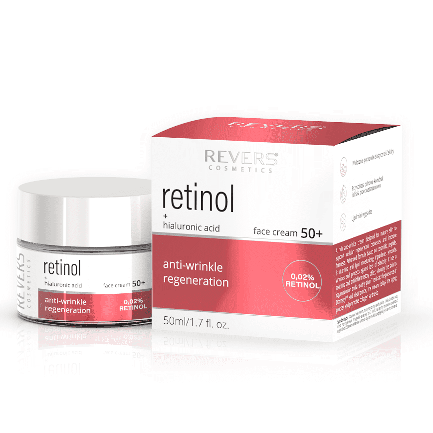Retinol + Hyaluronic Acid — krem do twarzy 50+