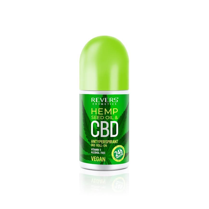 Hemp Seed Oil & CBD — antyperspirant w kulce