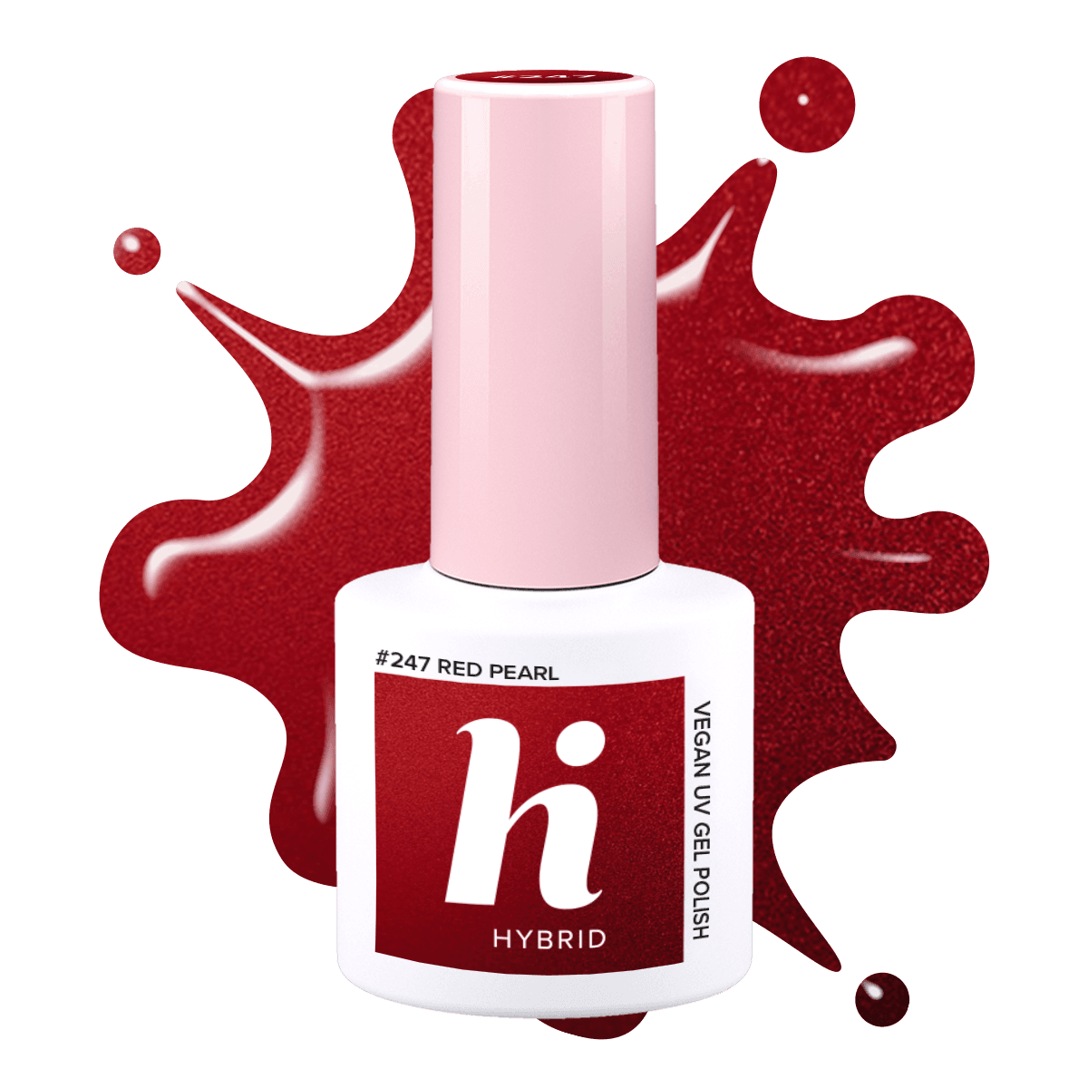 #247 hi hybrid CARNIVAL lakier hybrydowy Red Pearl