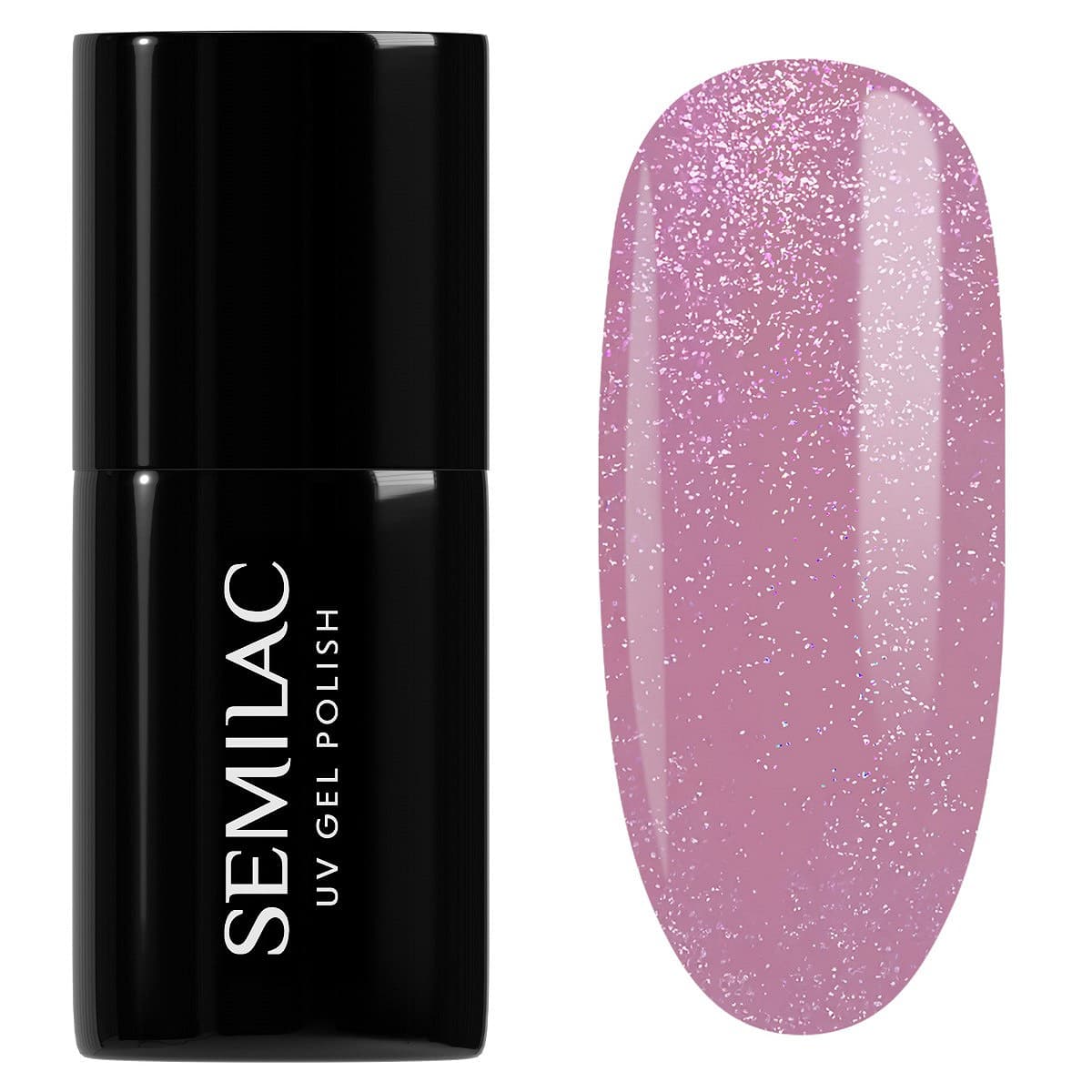 Shimmer, lakier hybrydowy z efektem pyłku,, 319 Dust Pink