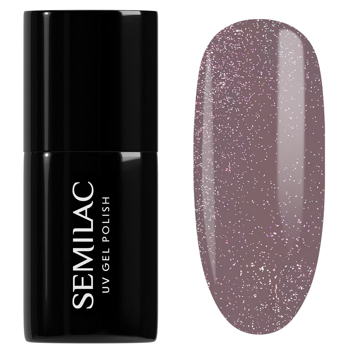 Shimmer, lakier hybrydowy z efektem pyłku,, 322 Dust Brown