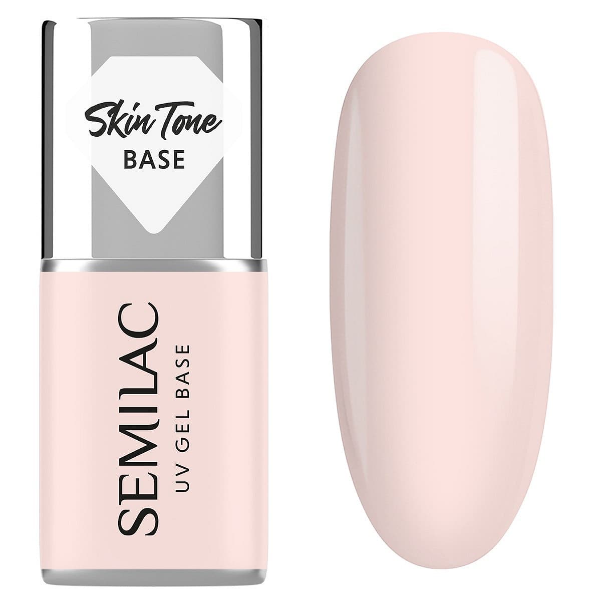 Baza do lakierów hybrydowych Skin Tone Cover Base Rose Beige