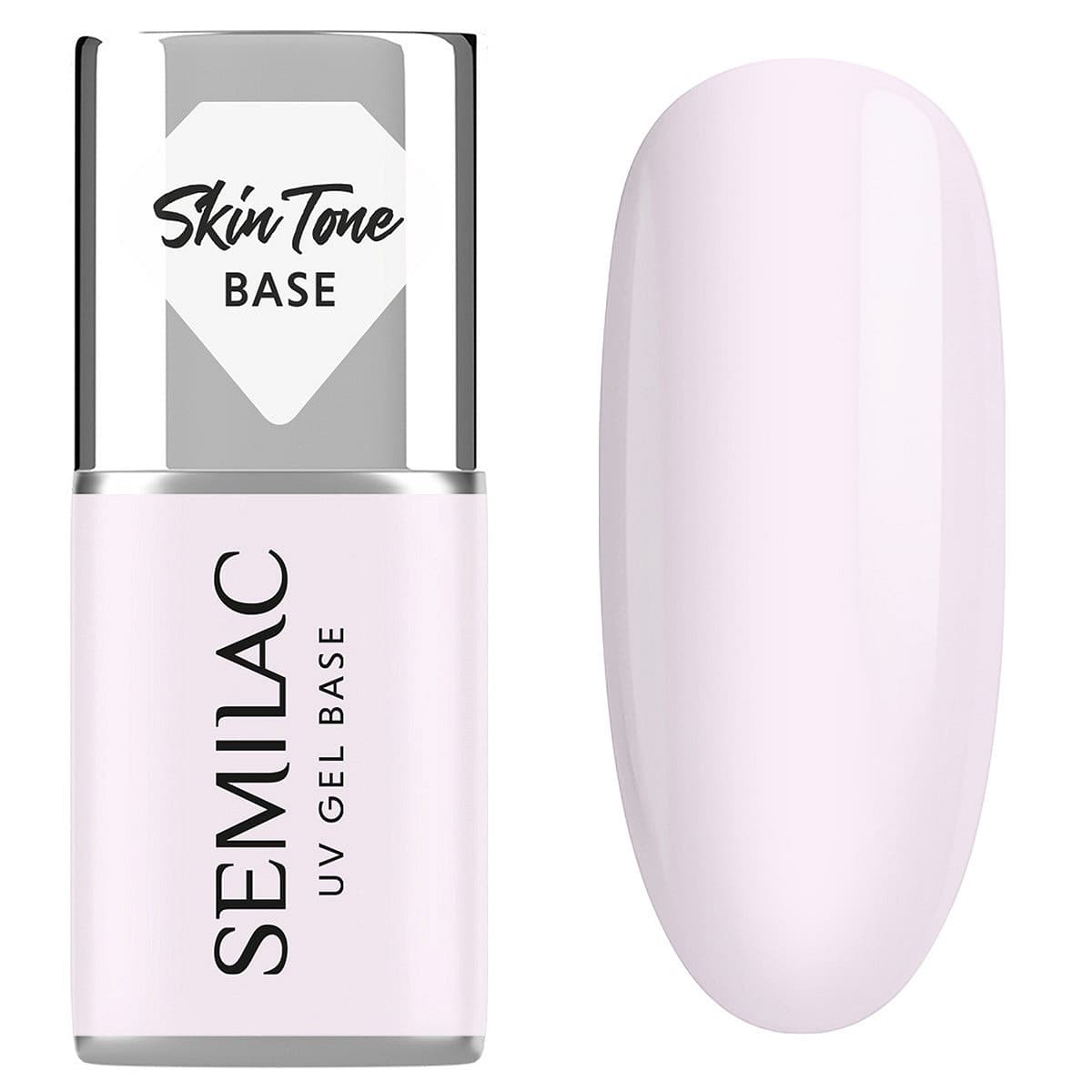 Baza do lakierów hybrydowych Skin Tone Cover Base Milky Pink
