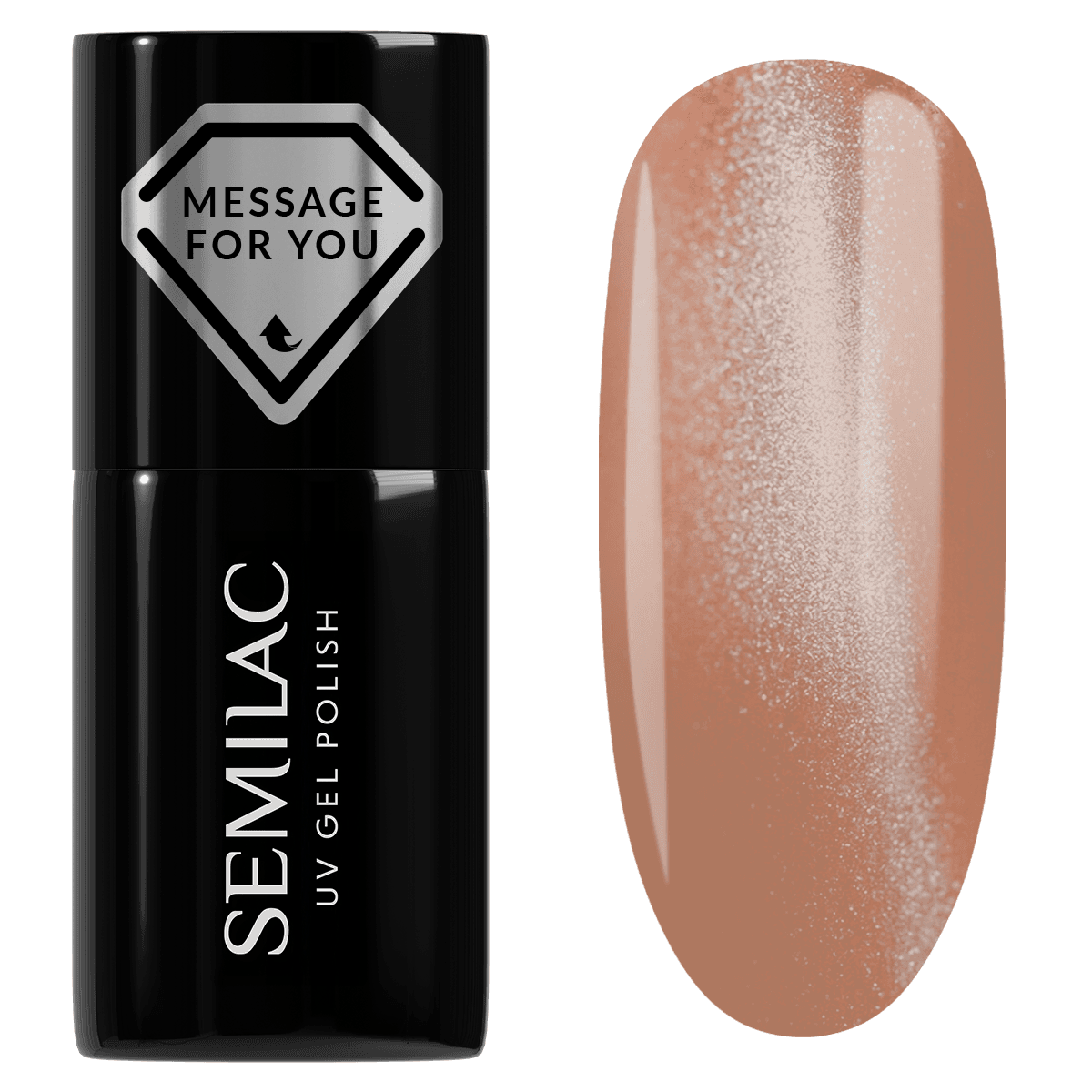 733 Lakier Hybrydowy Creamy Praline Gloss