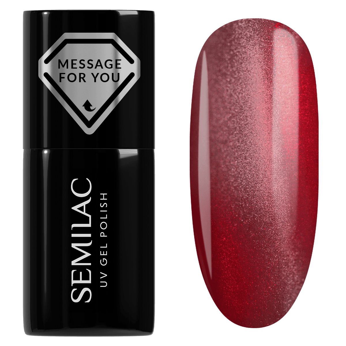 736 Lakier Hybrydowy Crimson Jelly Gloss
