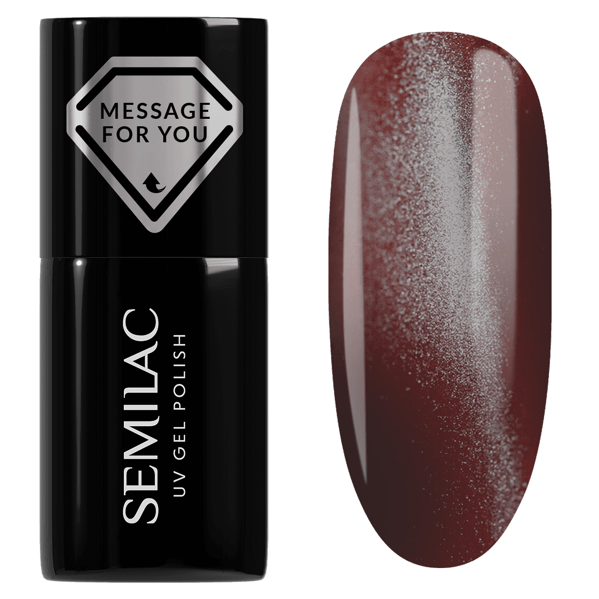 738 Lakier Hybrydowy Cherry Choco Jelly Gloss