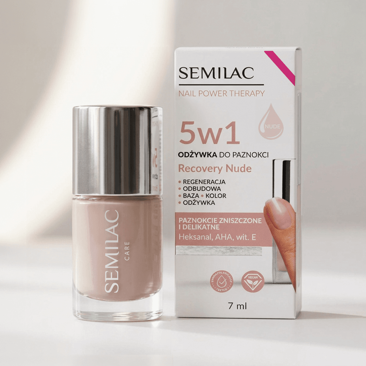 Odżywka do paznokci Nail Power Therapy 5w1 Recovery Nude