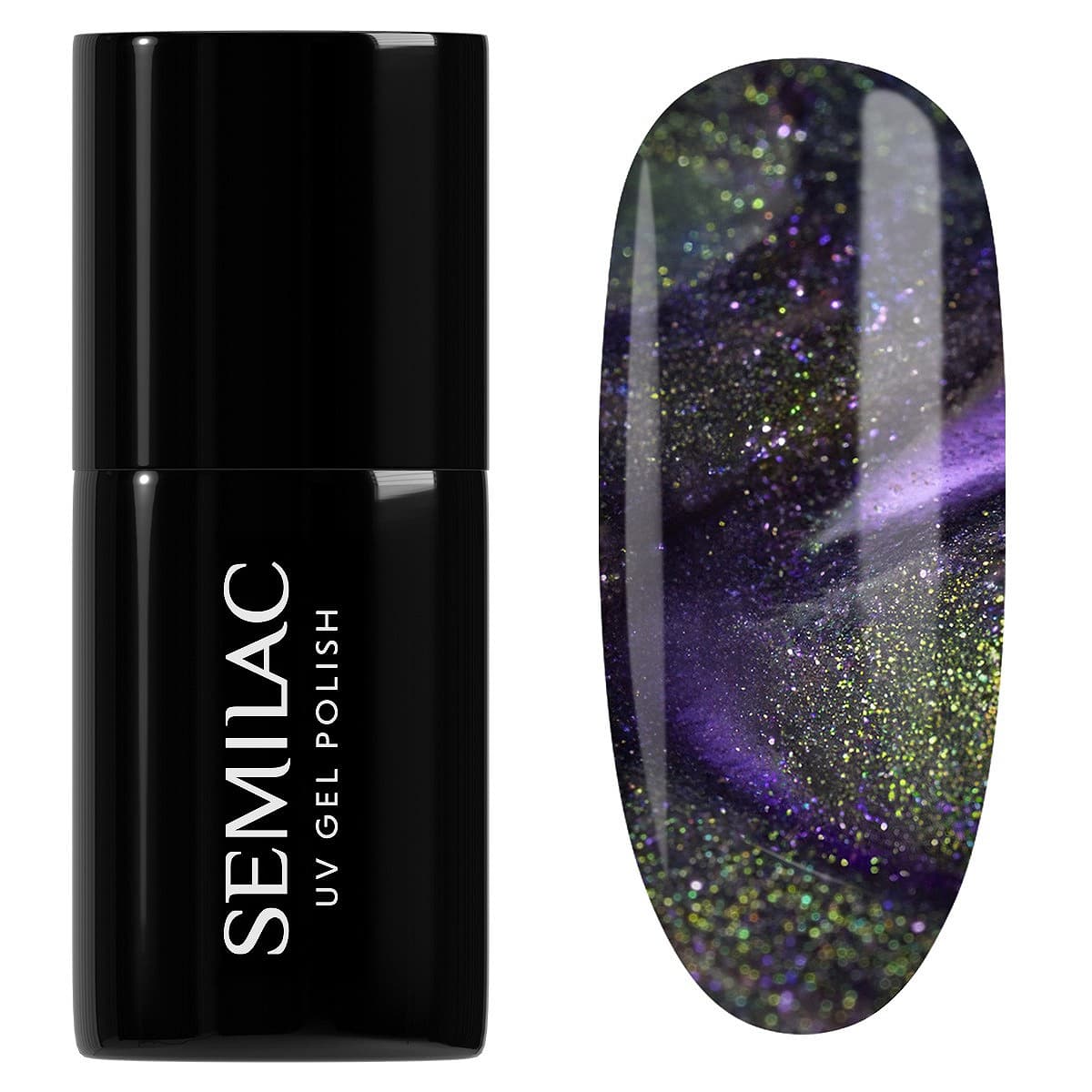 Galaxy Fresh, lakier hybrydowy Gel Polish, 825 Cyber Violet