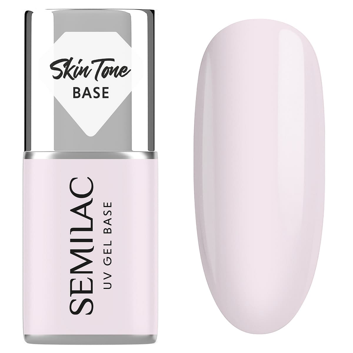 Baza do lakierów hybrydowych Skin Tone Cover Base Natural Pink