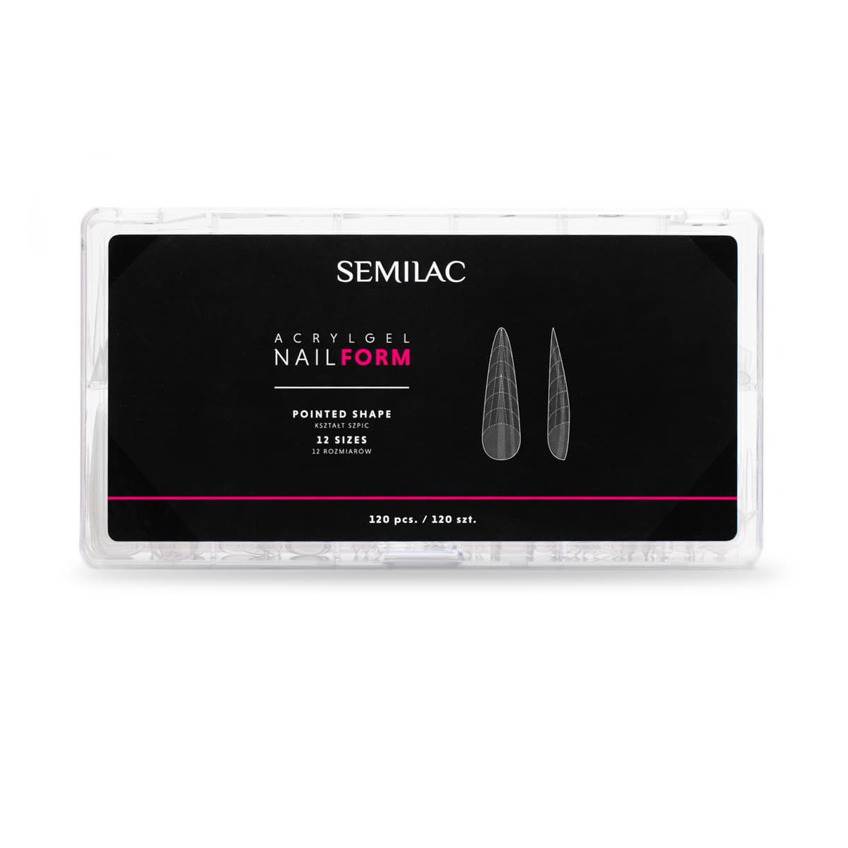Acrylgel nail form Pointed