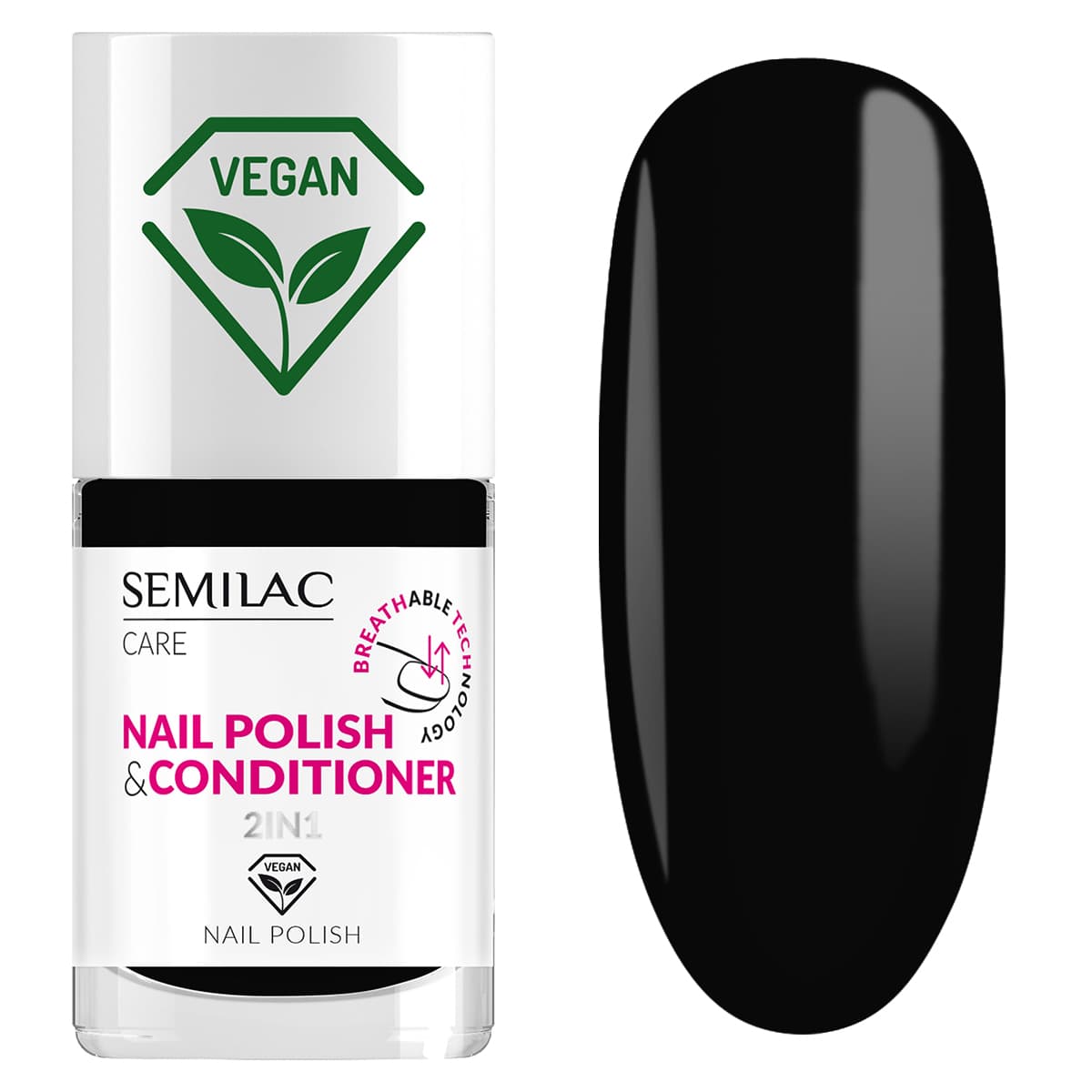 038 Semilac lakier klasyczny z odżywką 2w1 BREATHable TECHnology