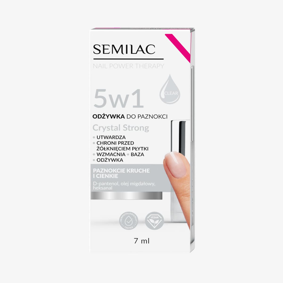 Odżywka do paznokci Nail Power Therapy 5w1 Crystal Strong