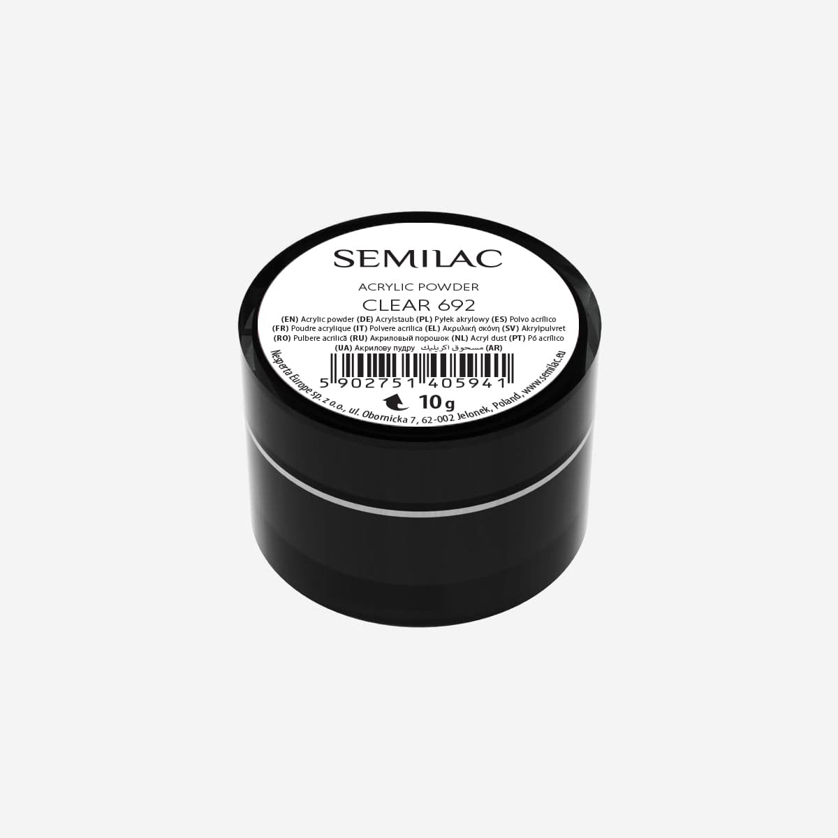 Pyłek do zdobienia paznokci 692 Acrylic Powder Clear