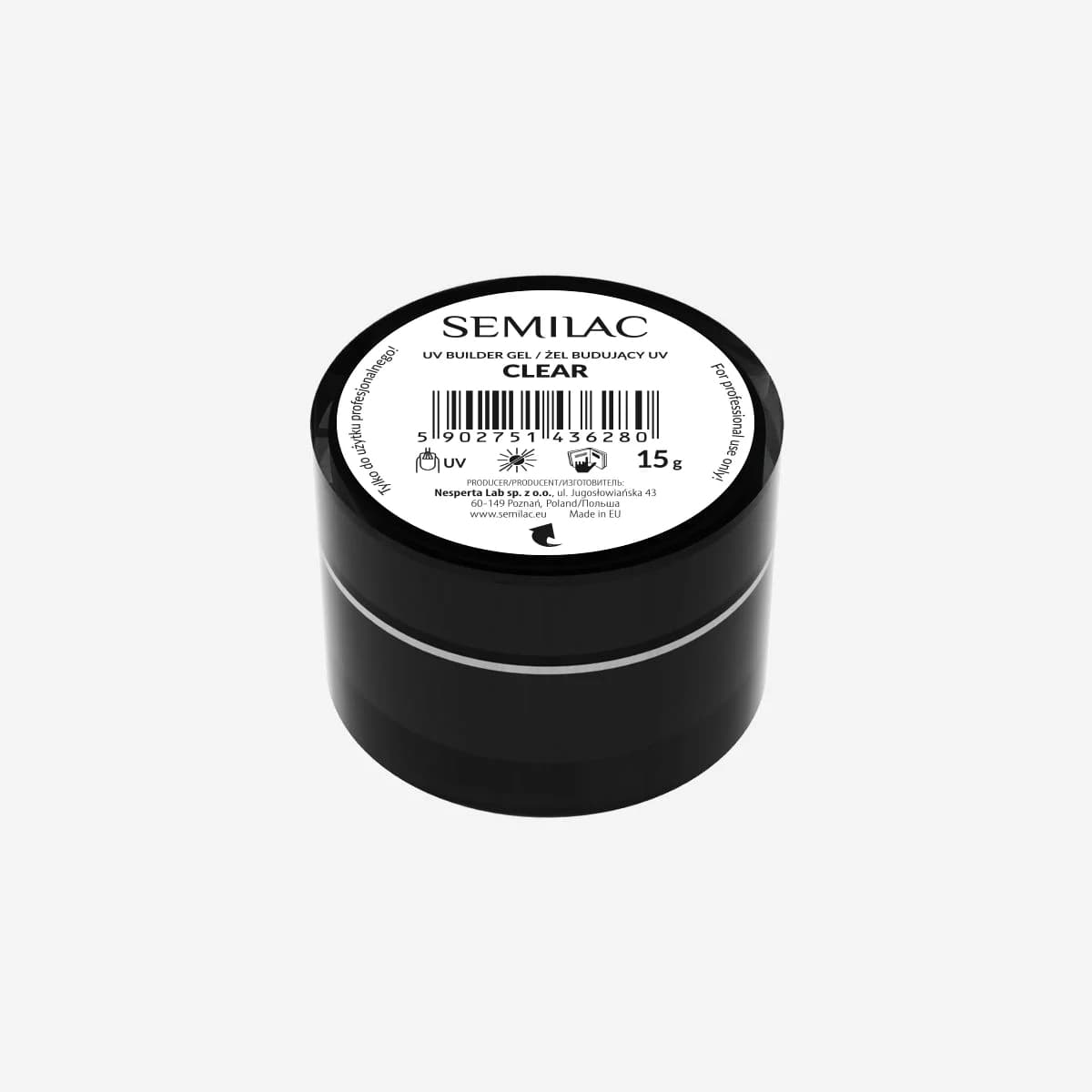 Builder Gel Clear, żel budujący do paznokci