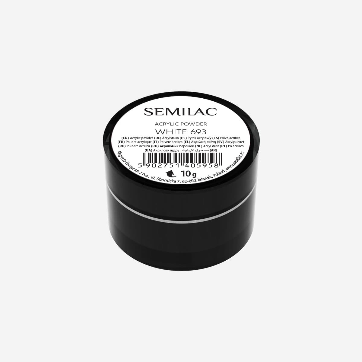 Pyłek do zdobienia paznokci 693 Acrylic Powder White