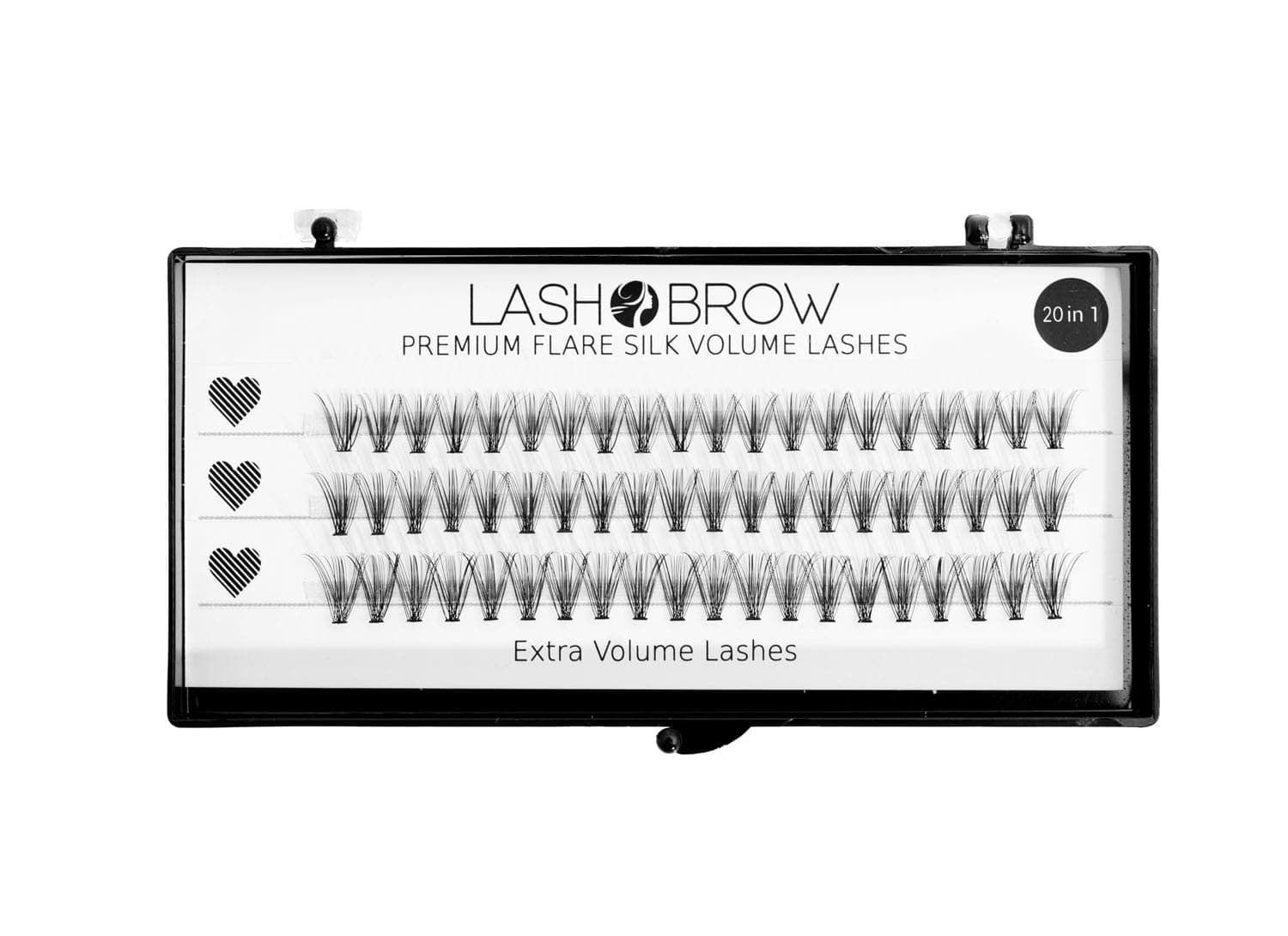 Premium Flare Silk Lashes Extra Volume — kępki rzęs