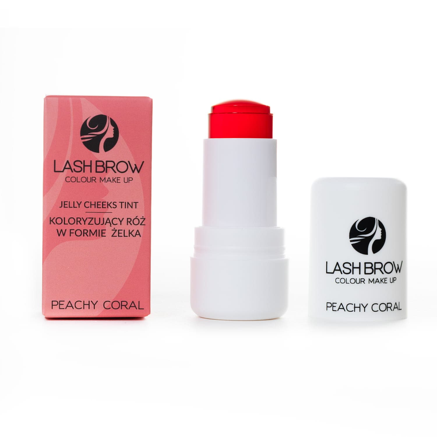 Jelly Cheeks Tint — żelowy tint w sztyfcie Peachy Coral