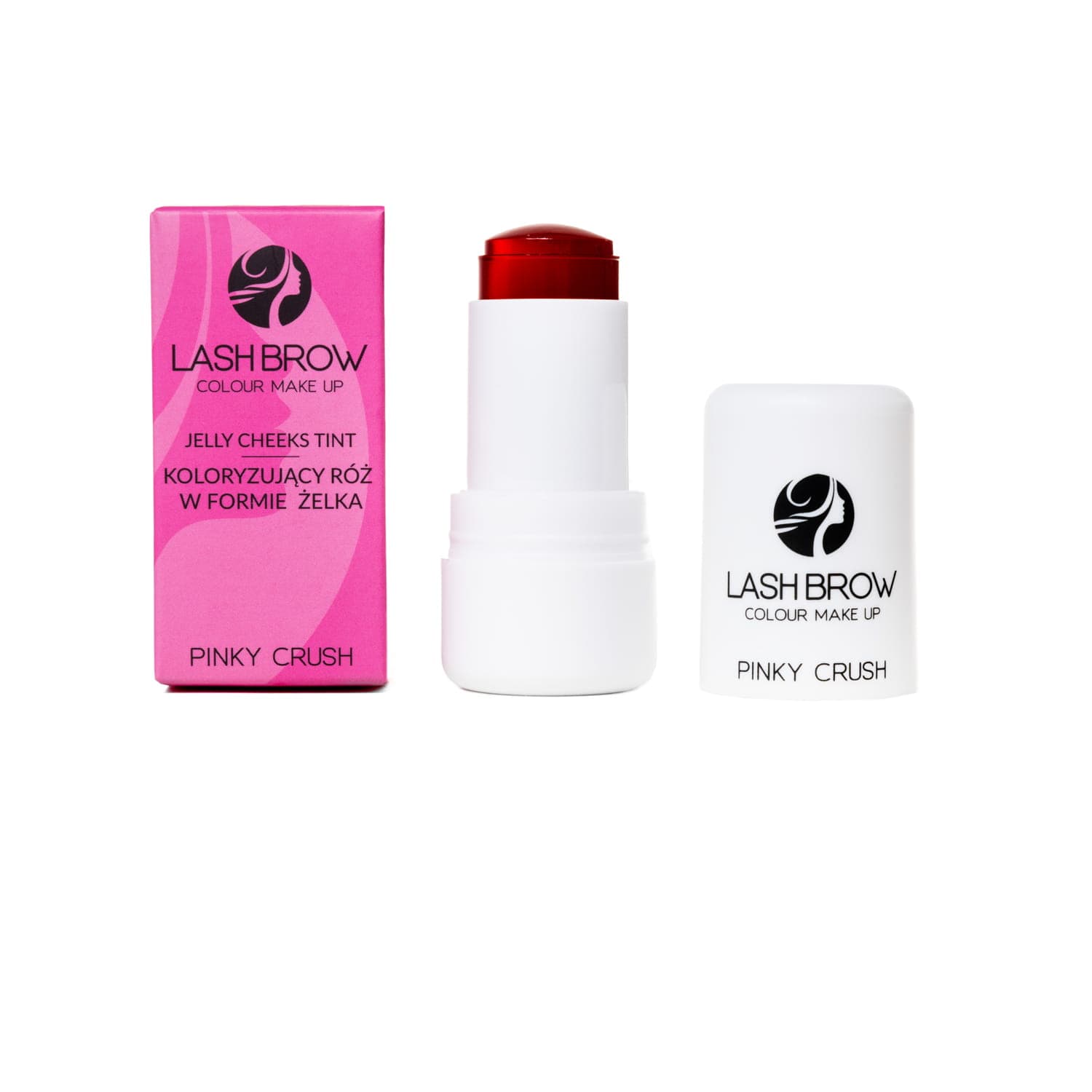 Jelly Cheeks Tint — żelowy tint w sztyfcie Pinky Crush