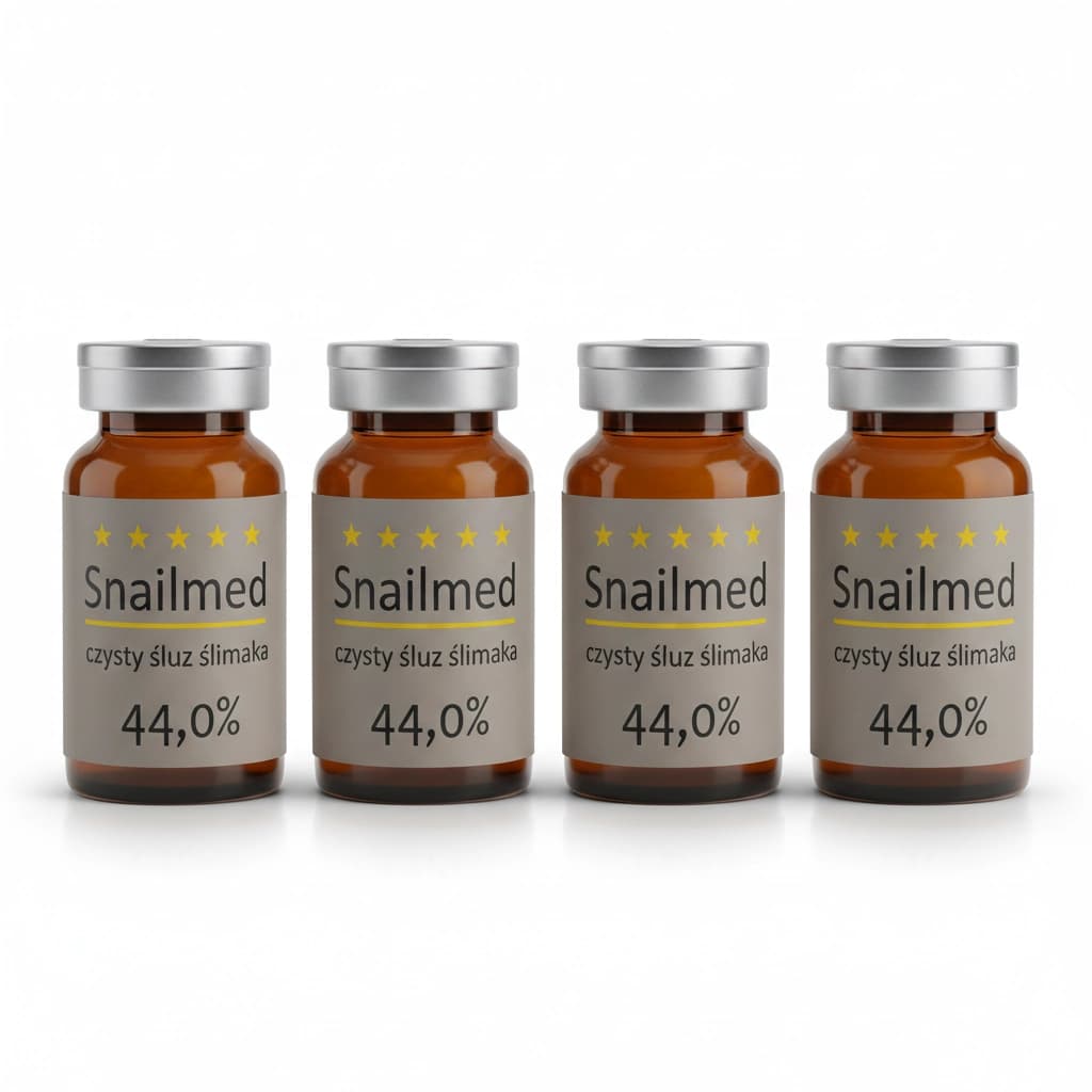 Odżywczo wzmacniające Serum do skóry brody z naturalnym śluzem ślimaka i wyciągiem z chinowca