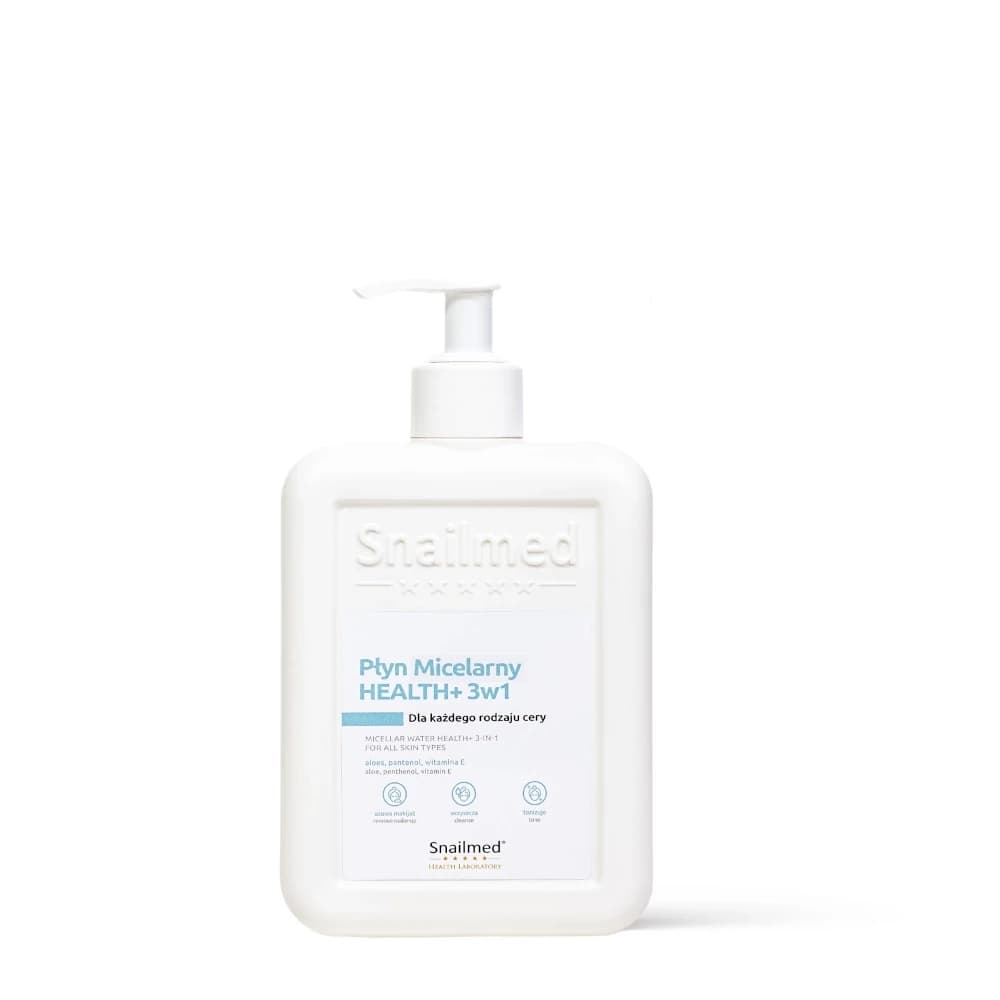 Płyn Micelarny HEALTH+ 3w1 dla każdego rodzaju cery -