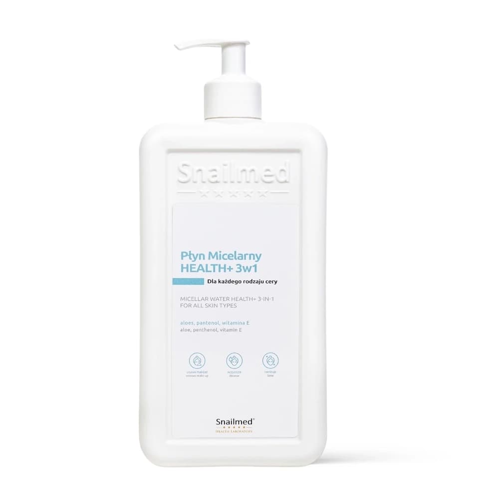 Płyn Micelarny HEALTH+ 3w1 dla każdego rodzaju cery -