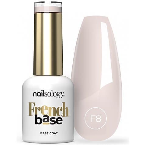 Nailsology French Base Kolorowa baza hybrydowa F8 Rassjelly