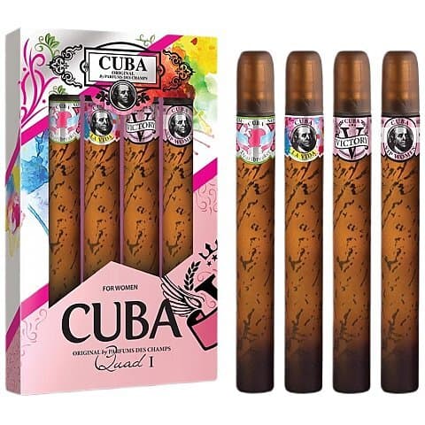 Cuba Original Cuba Quad I Zestaw Heartbreaker EDP spray + La Vida EDP spray + Victory EDP spray + Vip EDP spray