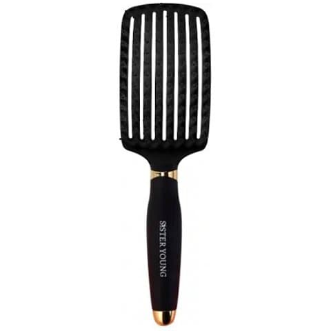 Ovia Hair Brush Szczotka do włosów z włosiem dzika Black