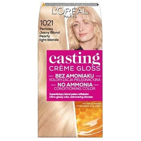 Paris Casting Creme Gloss Farba do włosów 1021 Jasny Perłowy Blond
