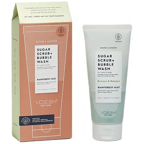 VOESH Sugar Scrub cukrowy peeling myjący do ciała i skóry głowy Mist