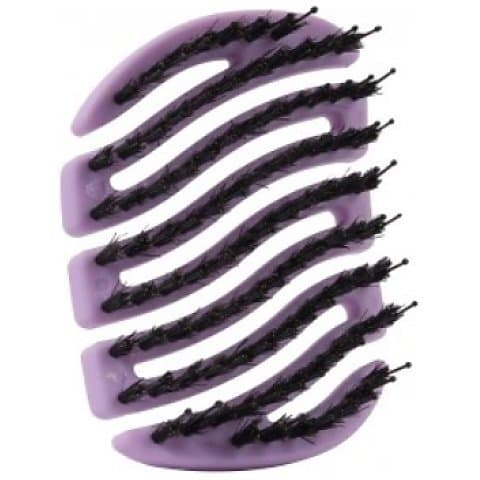 Mila Pcket Hair Brush Mała szczotka do włosów z włosiem z dzika Liliac
