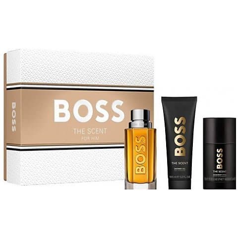 Boss The Scent Zestaw upominkowy EDT + dezodorant sztyft + żel pod prysznic