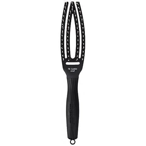 Olivia Garden FingerBrush Combo szczotka do włosów rozmiar S - włosie dzika i nylon - czarny