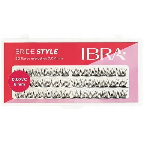 Bride Style 20 Flares Eyelashes Mix kępki rzęs 8mm