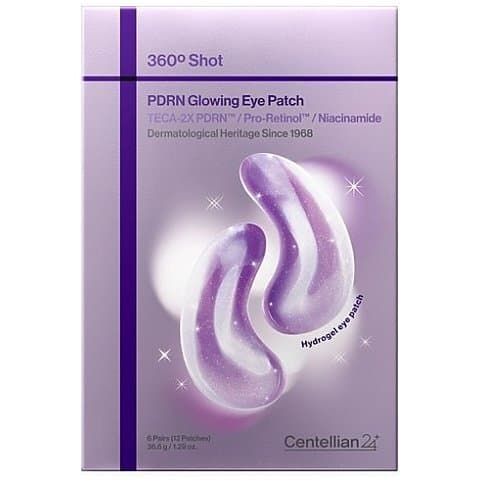 CENTELLIAN 24 Centellian24 360º Shot PDRN Glowing Eye Patch rozświetlające hydrożelowe płatki pod oczy