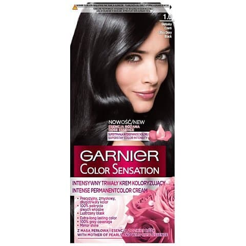 Color Sensation Krem koloryzujący do włosów 1.0 Głęboka Onyksowa Czerń