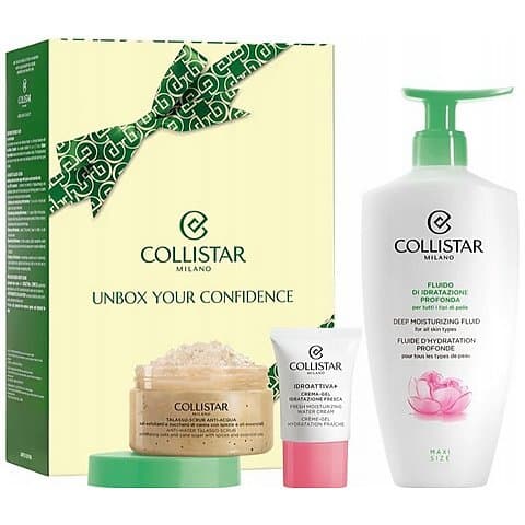 Zestaw pielęgnacyjny Collistar Fluid Moisturizing + Collistar Scrub + Collistar Gel Cream