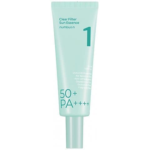 numbuzin No.1 Clear Filter Sun Essence SPF50+ PA++++ nawilżająca esencja do twarzy z filtrem
