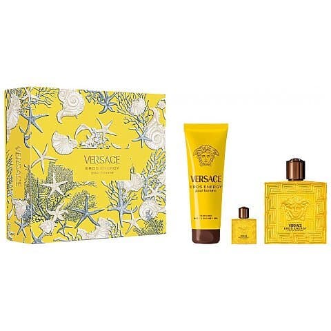 Versace Eros Energy – woda perfumowana 100 ml + miniatura 10 ml + żel 150 ml – zestaw