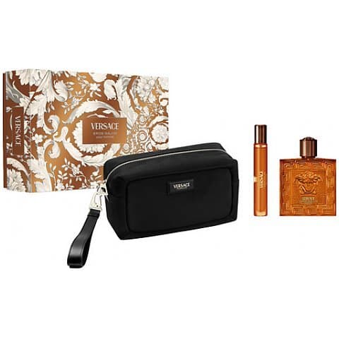 Versace Eros Najim Parfum 100 ml + Parfum 10 ml + kosmetyczka – zestaw