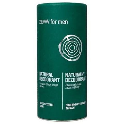 ZEW for men Naturalny dezodorant w sztyfcie z czarną hubą