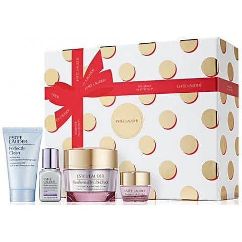 Lauder Zestaw pielęgnacyjny Resilience Multi-Effect Cream + Perfectionist Pro Serum + Clean Foam Cleanser +Eye Cream