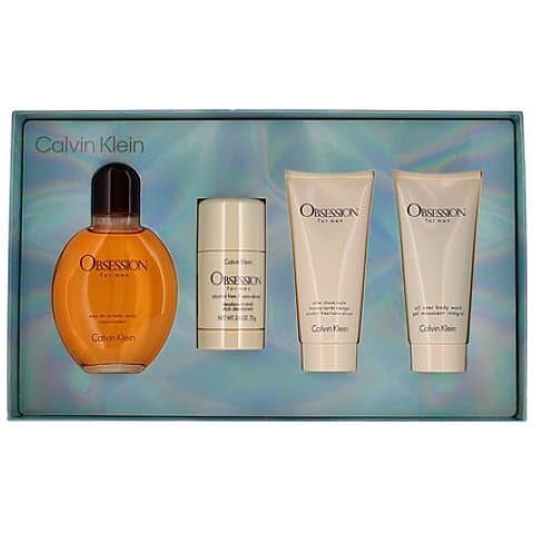 Obsession for Men Zestaw upominkowy EDT + balsam po goleniu + żel pod prysznic + dezodorant