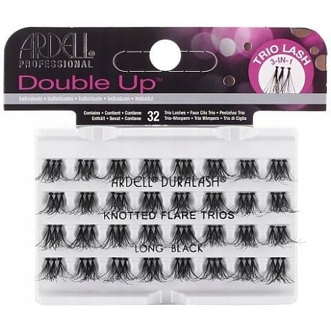 Double Up Zestaw 32 kępek rzęs Long Black